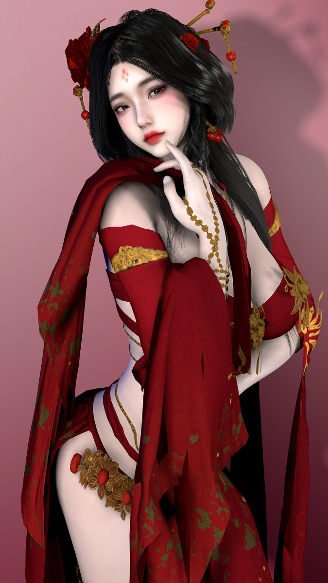 VAM古风mod，ancient少女young girlmod人物character